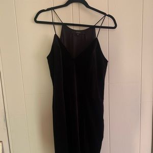 Guess Velvet Dress Black
